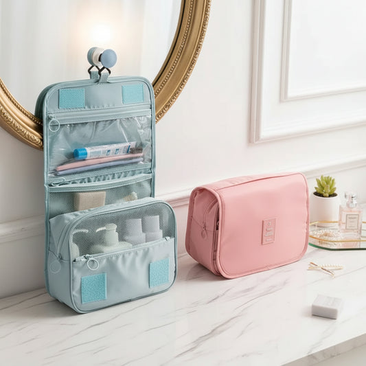 Portable Multi Layer Makeup Bag