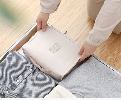 Portable Multi Layer Makeup Bag