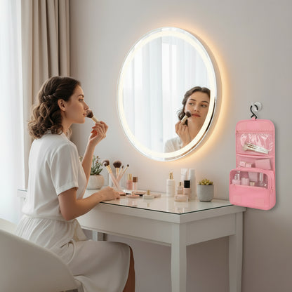 Portable Multi Layer Makeup Bag